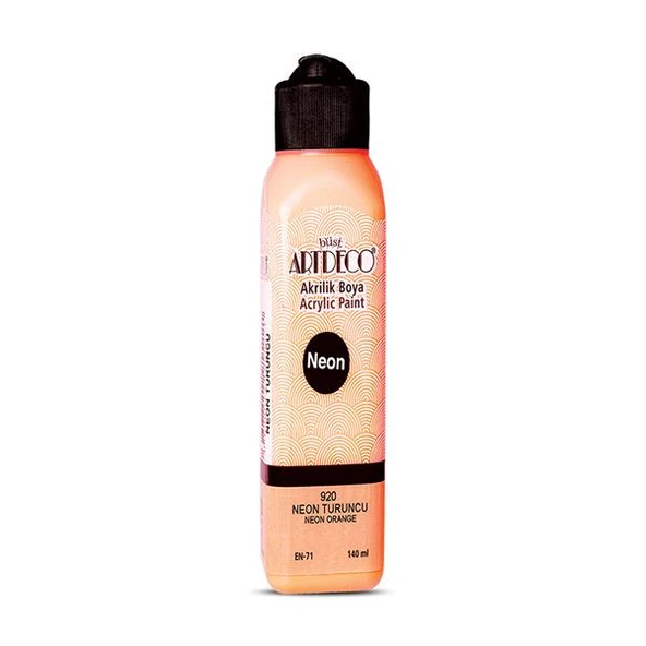Artdeco Akrilik Boya 140 ML Fosforlu Turuncu 070R-920 ürün görseli 1