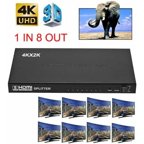Nova HDMI 1-8 Splitter 1 Giriş 8 Çıkış - Resim 4