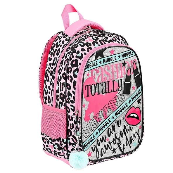 Muggle Mu-9074 Pink And Pink Koleksiyonu İlkokul Çantası ürün görseli 1