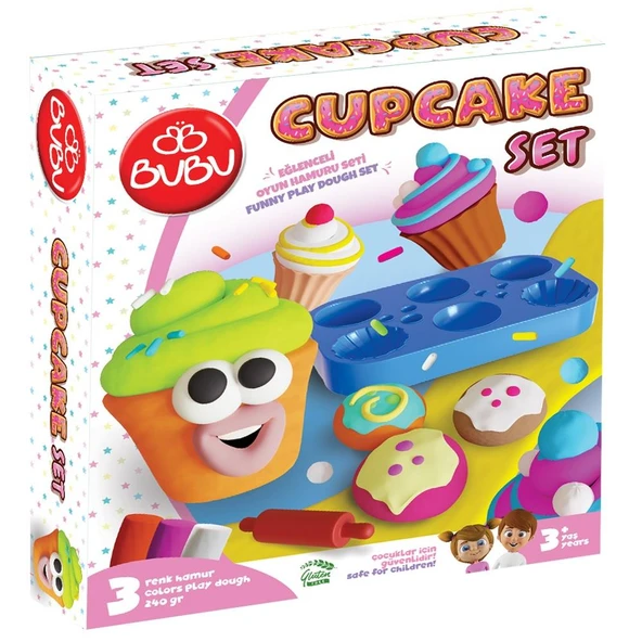 Bu-Bu Oyun Hamuru Seti Cupcake (S) BUBU-OH0021 ürün görseli 1