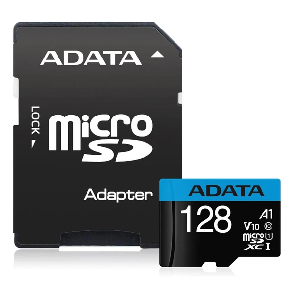 Adata 128GB Premier microSDXC Card with Adapter UHS-I Class10 V10 Hafıza Kartı ürün görseli 1