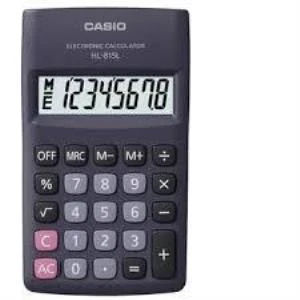 Casio HL-815L-BK 8 Hane Siyah Hesap Makinesi ürün görseli 1