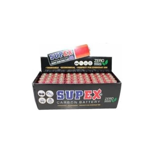 Supex R03 Çinko 60lı İnce Kalem Pil ürün görseli 1