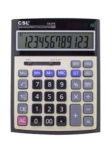 CSL CS-2TS 12 Hane Masa Tipi İşlem Kontrollü Hesap Makinesi ürün görseli 1