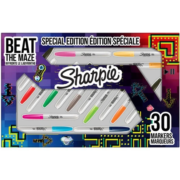 Sharpie Fine Permanent Markör 30 Lu Labirent ürün görseli 1