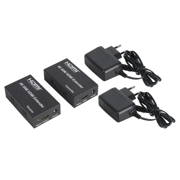 Vcom DD471 Hdmi RJ45 4K@30HZ Extender Metal 60m Uzatıcı ürün görseli 1