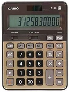 Casio DS-2B-GD Profesyonel 12 Hane Masa Üstü Hesap Makinesi ürün görseli 1