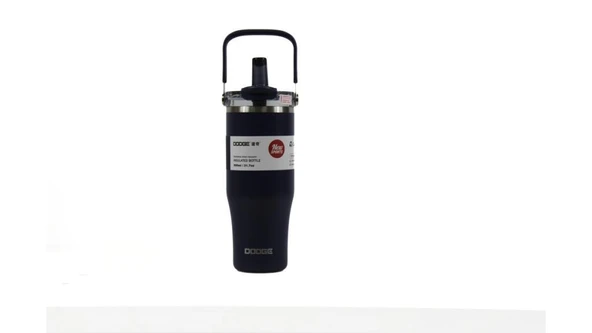 Dodge DB-24584 Çift Kullanım Pipetli/Rahat İçim Lacivert 1200ml Çelik Matara ürün görseli 1