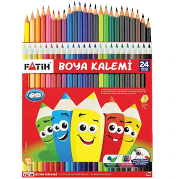 Fatih Kuru Boya Karton Kutu Tam Boy 24 LÜ 33225 ürün görseli 1