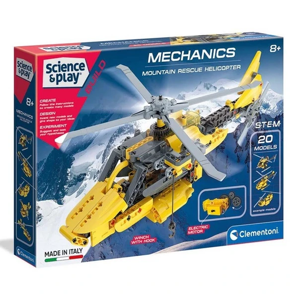 Clementoni Mekanik Laboratuvarı Kurtarma Helikopteri CLE-75063TR ürün görseli 1
