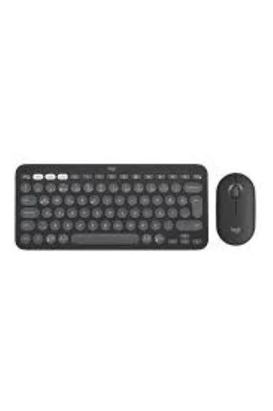 Logitech 920-012245 Grafit Pebble 2 Combo Çoklu Sessiz Kablosuz Türkçe Q Klavye Mouse Seti ürün görseli 1