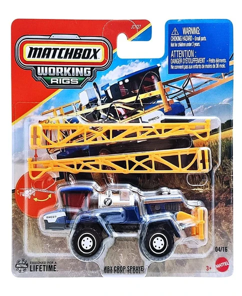 MATCHBOX İş Araçları Serisi JCY27 - MBX CROP SPRAY JCY27 - JBX71 ürün görseli 1