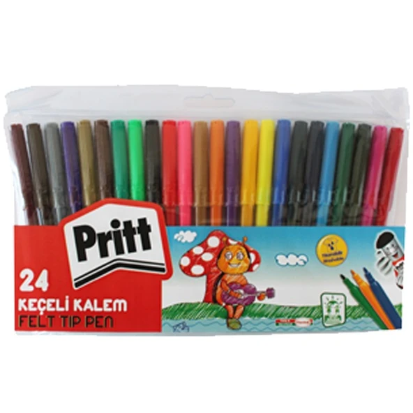 Pritt Keçeli Boya Kalemi 24 Renk 1774252 ürün görseli 1