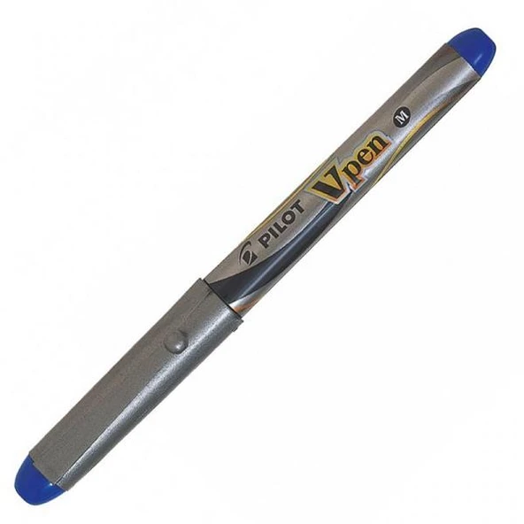 Pilot Dolma Kalem V-Pen Silver Mavi SVP-4M-L ürün görseli 1