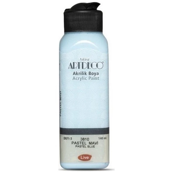 Artdeco Akrilik Boya 140 ML Pastel Mavi 3810 ürün görseli 1