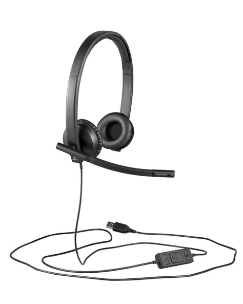 Logitech 981-000575 H570E Stereo Usb Çift Taraflı Headset Mikrofonlu  Kulaklık ürün görseli 1