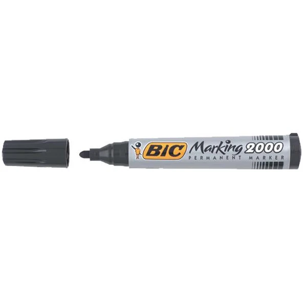 Bic Markör Permanent 1.7 MM Yuvarlak Uçlu Siyah 2000 09 ürün görseli 1