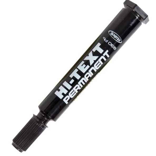 Hi-Text Markör Permanent Yuvarlak Uçlu Siyah 830PB ürün görseli 1