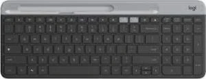 Logitech 920-010624 K580 Slim Kablosuz Gri Bluetooth&Usb Q Klavye - Resim 2