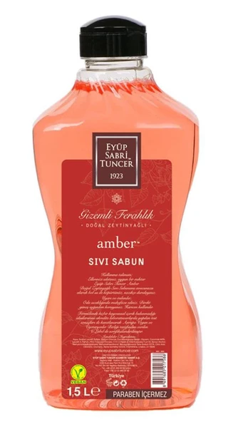 Eyüp Sabri Tuncer 1,5lt Amber Sıvı Sabun Doğal Zeytinyağlı ürün görseli 1