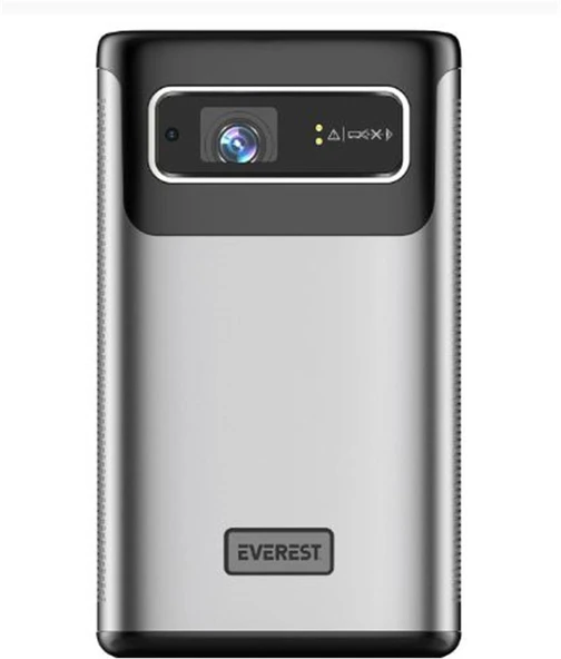 Everest PJ-DLP21 Gri 8000mAh Odaklamalı 960-540 4K 5400 Lümen Android 9.0 Dokunmatik DLP Projeksiyon ürün görseli 1