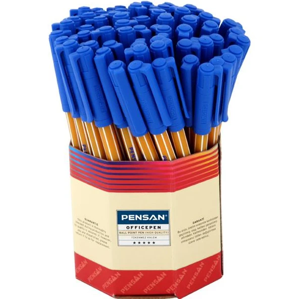 Pensan Tükenmez Kalem Office Pen Mavi 1010 ürün görseli 1