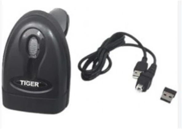 Tiger CS611-BT 1D CCD 2.4Ghz+Bluetooth Kablosuz Barkod Okuyucu ürün görseli 1