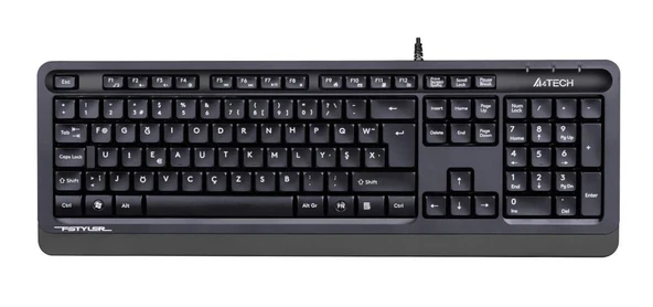 A4 Tech Fk10 F Usb Fsytyler Gri Tr Fn-Multimedya Klavye ürün görseli 1