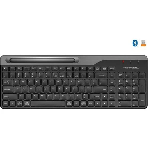 A4 Tech Fbk25 Siyah Bluetooth+2.4G Nano Fn Multimedya Klavye - Resim 2