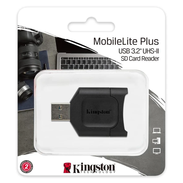 Kingston MLP MobileLite Plus USB 3.1 SDHC-SDXC UHS-II Card Reader - Resim 2