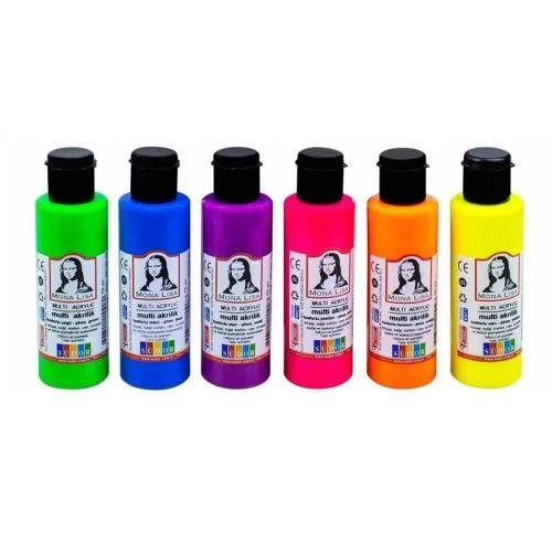 Mona Lisa Akrilik Boya Multi Fosforlu 6x70 ML SD1006F ürün görseli 1