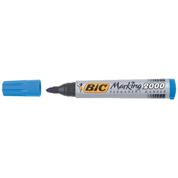 Bic Markör Permanent 1.7 MM Yuvarlak Uçlu Mavi 2000 06 ürün görseli 1