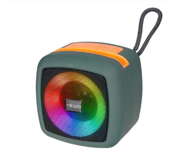 Mikado MD-29BT Anka 1200mAh 5W Haki USB-BT-TF-TWS-AUX Taşınabilir Speaker ürün görseli 1