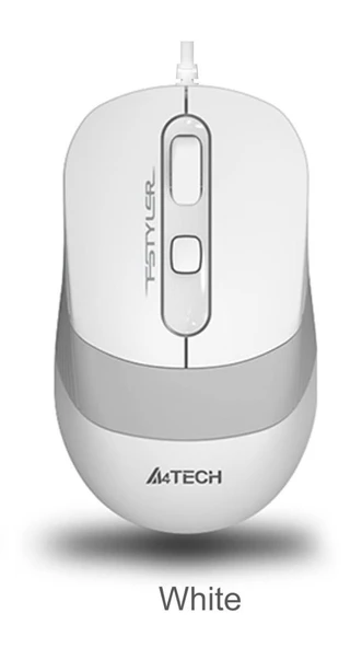 A4 Tech Fm10 Usb Fstyler Beyaz Optik 1600 Dpı Mouse - Resim 2
