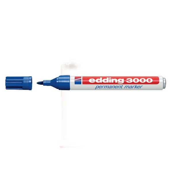 Edding Markör Permanent Yuvarlak Uçlu 1.5-3 MM Mavi 3000 ürün görseli 1