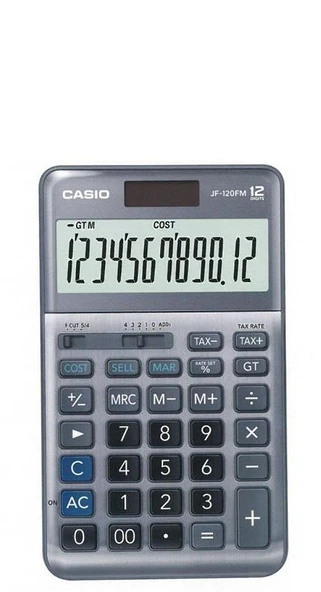 Casio JF-120FM 12 Hane Masa Üstü Hesap Makinesi ürün görseli 1