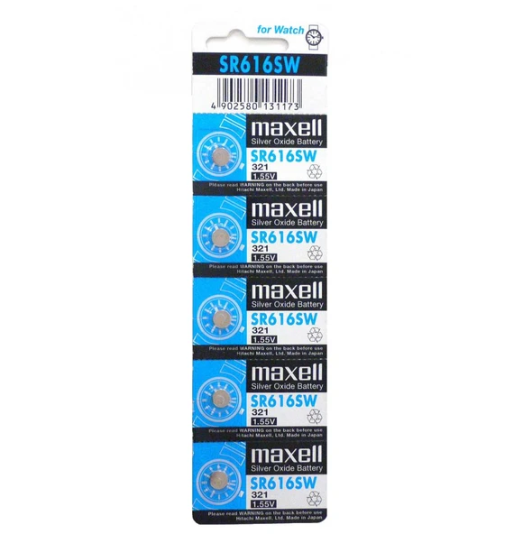 Maxell Sr-616Sw-321 10lu Paket Pil ürün görseli 1