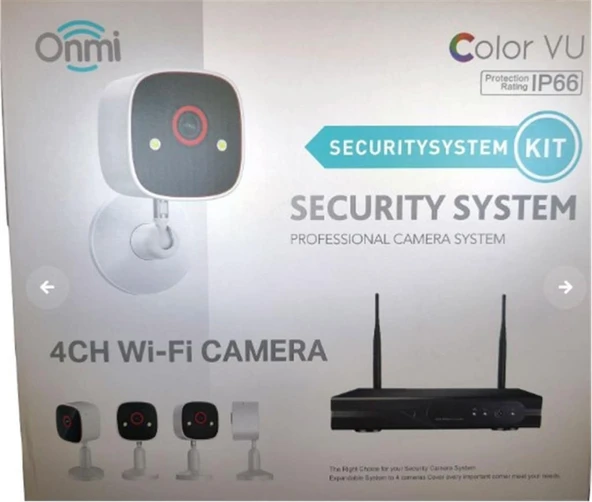 Apronx BS420 4 Kanal Nvr + 3Mp 4 Kamera Full Color Mik. Wifi Set ürün görseli 1