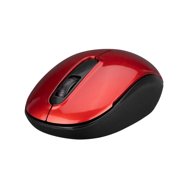 Everest SMW-666 Kırmızı USB 2.4 GHZ Optik Kablosuz Mouse 1500Dpı ürün görseli 1