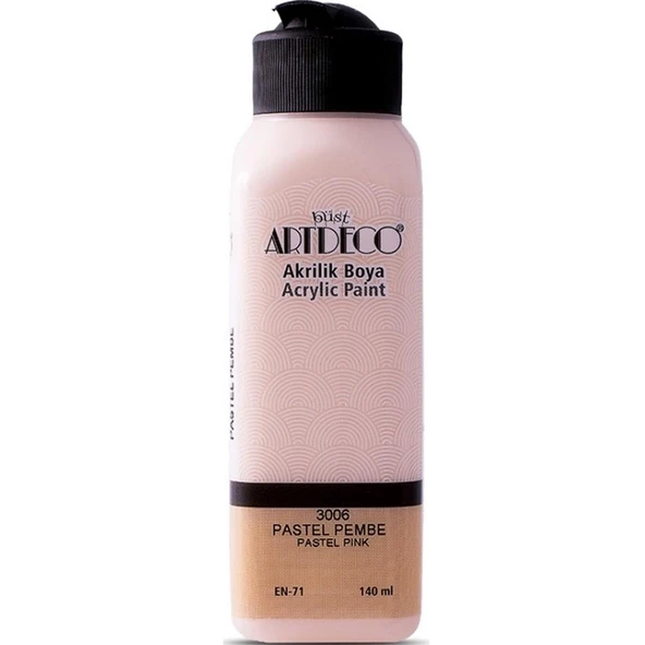 Artdeco Akrilik Boya 140 ML Pastel Pembe 070R-3006 ürün görseli 1