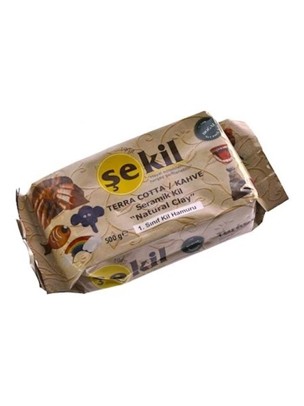 Şekil Seramik Hamuru Terracotta 500 GR Kahverengi VK500KHV ürün görseli 1