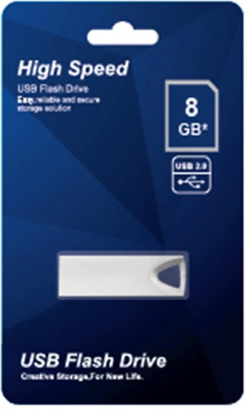 Elba 8GB Metal 2.0 USB Flash Bellek ürün görseli 1
