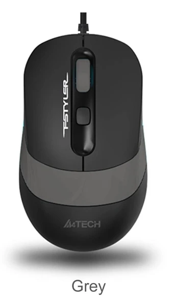 A4 Tech Fm10 Usb Fstyler Gri Optik 1600 Dpı Mouse - Resim 2