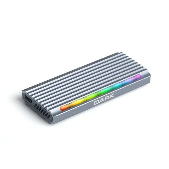 Dark DK-AC-DSEM6 USB 3.1 Type-C M.2 NVMe -NGFF Led Göstergeli  Disk Kutusu ürün görseli 1