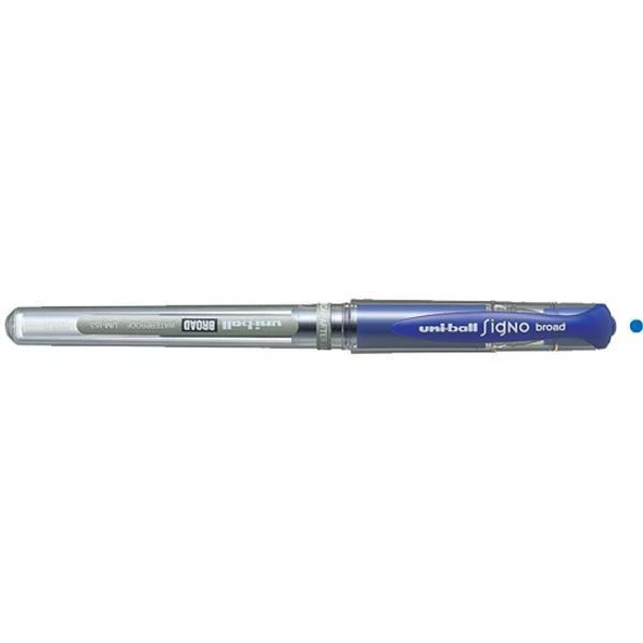 Uni-Ball Roller Kalem Signo Broad Jel Bilye Uç İmza Kalemi 1.0 MM Mavi UM-153 ürün görseli 1