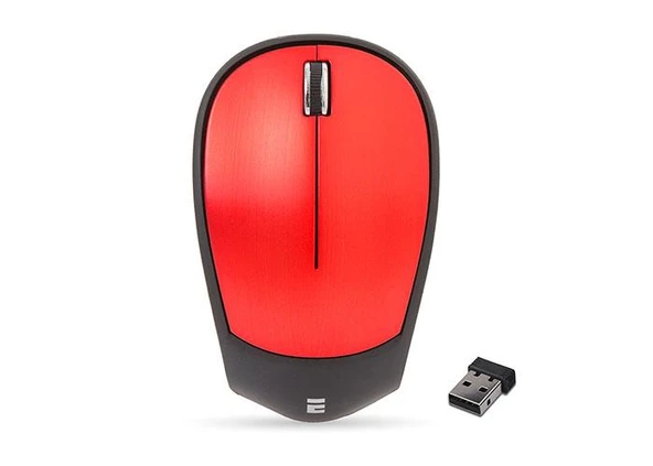 Everest SM-340 Usb Kırmızı 3D Optik Kablosuz Mouse ürün görseli 1