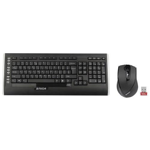 A4 Tech 9300F Siyah Q Tr Kablosuz Multimedya Set - Resim 2