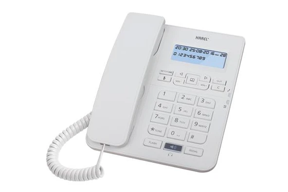 Karel TM145 Krem Kulaklıklı Ekranlı Masa Üstü Telefon ürün görseli 1