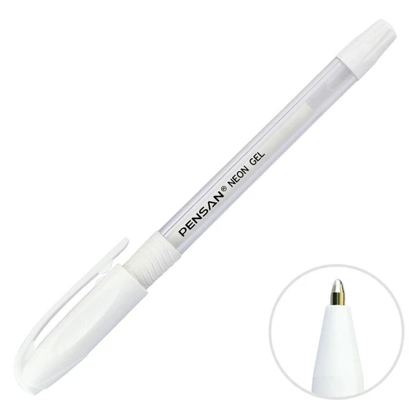 Pensan Tükenmez Kalem Jel 1.0 MM Neon Beyaz 2290 ürün görseli 1
