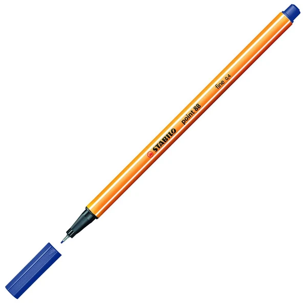 Stabilo Keçe Uçlu İnce Kalem 88 Point 0.4 MM Gece Mavisi 88/22 ürün görseli 1